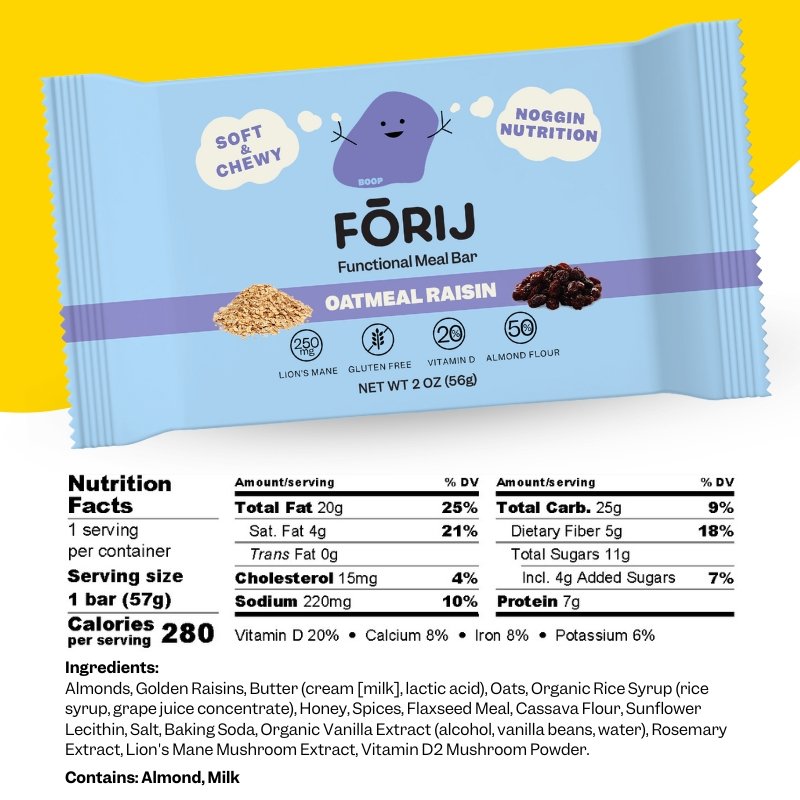 Functional Meal Bars (18 pack) - Forij.co